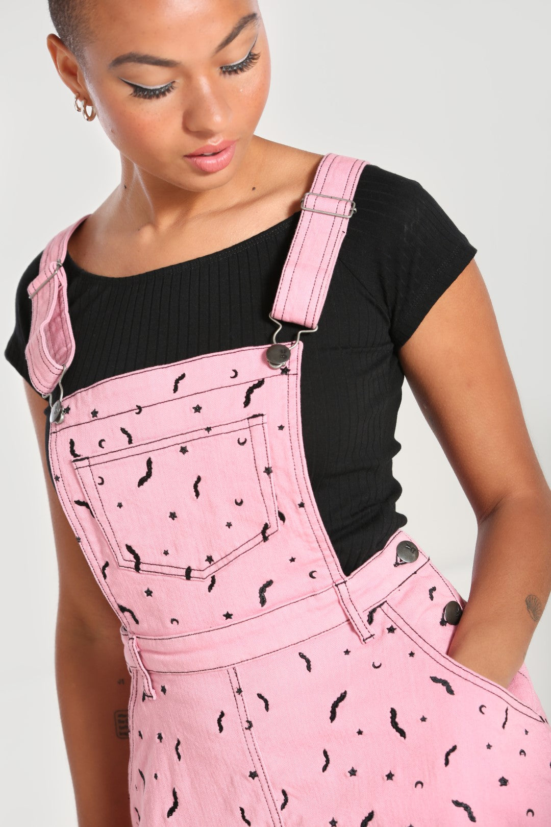 Bat Pinafore Dress