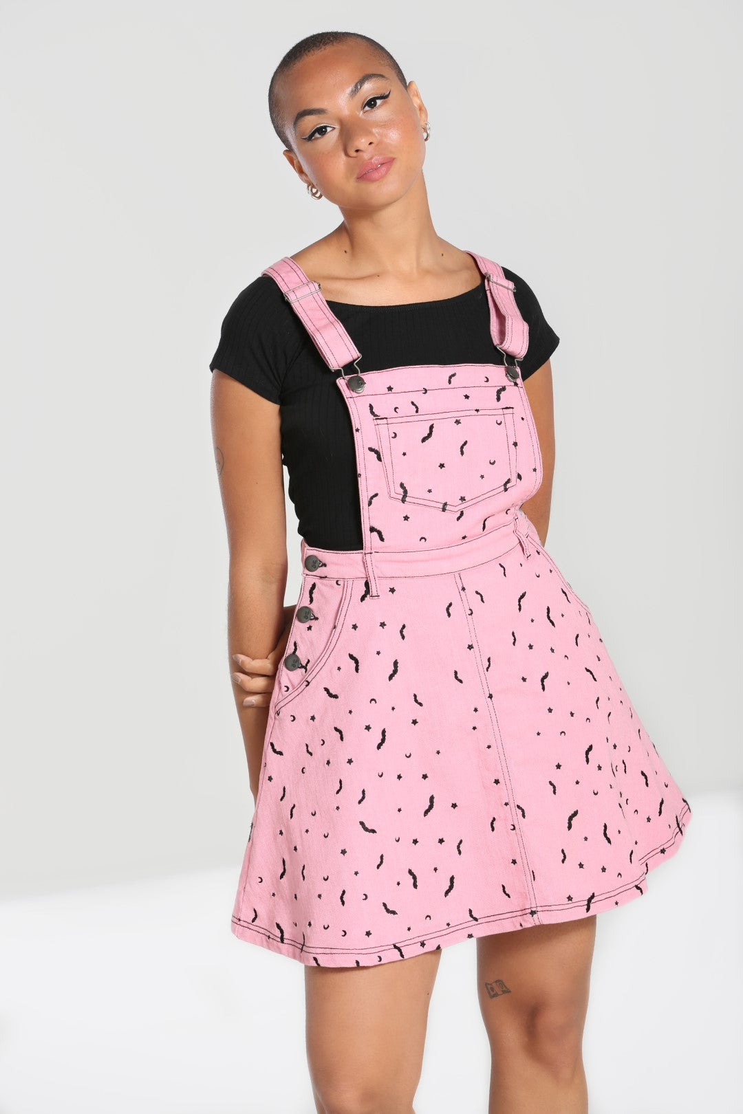 Bat Pinafore Dress