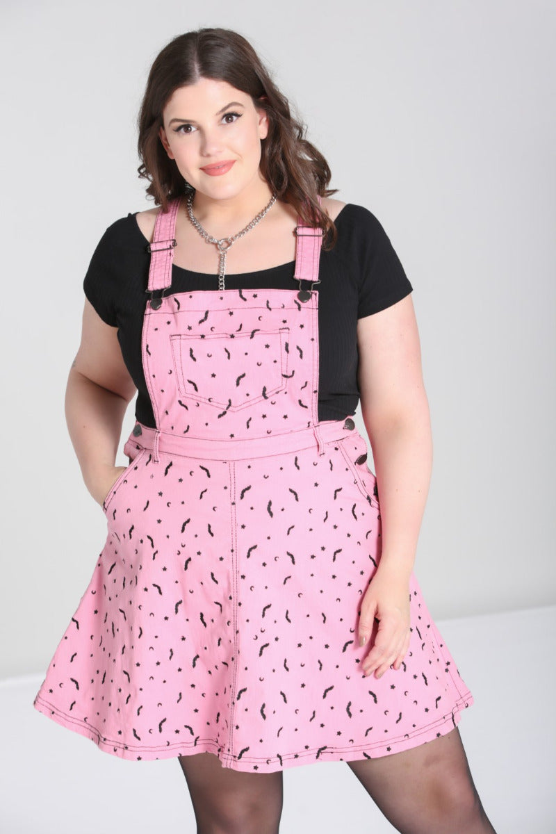 Bat Pinafore Dress
